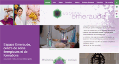 Desktop Screenshot of espace-emeraude.ch